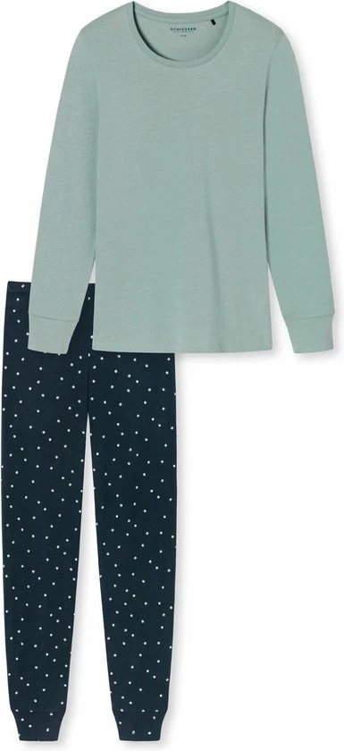Schiesser Essentials Comfort Fit Dames Pyjamaset - Maat XL 1 Schiesser Essentials Comfort Fit Dames Pyjamaset - Maat XL