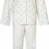 Lunatex Dames Pyjama Flanel | MAAT L | Vos | Ivoor