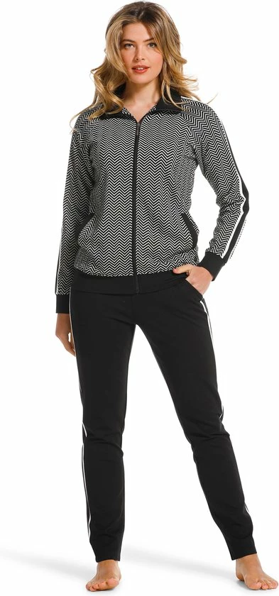 Pastunette De Luxe Pastunette Huispak Dames - Lounge - Deluxe Black - 40 - Zwart 2 Pastunette De Luxe Pastunette Huispak Dames - Lounge - Deluxe Black - 40 - Zwart - Afbeelding 2