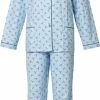 Lunatex Dames Pyjama Flanel | MAAT XL | Koren | Blue