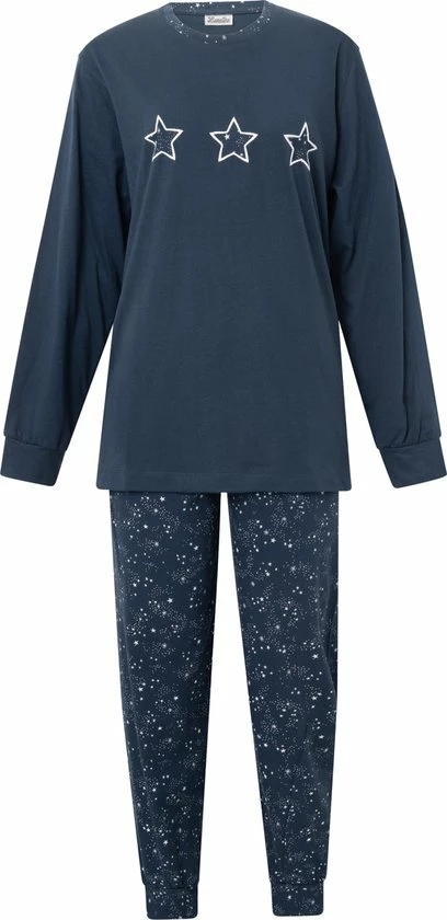 Dames Pyjama Lunatex 124178 Navy XL 1 Dames Pyjama Lunatex 124178 Navy XL