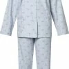Lunatex Dames Pyjama Flanel | MAAT L | Vos | Grijs