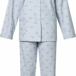 Lunatex Dames Pyjama Flanel | MAAT XL | Vos | Grijs