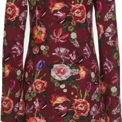 ESSENZA Elm Scarlett Nachthemd Lange Mouw Wijnrood - XL -Pyjama-S-Dames Winkel 422x840 2