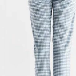 Merkloos Pyama Broek Dames, Super Comfortabele Jacquardbroek In Denimblauw. Maat L. Loungewear. -Pyjama-S-Dames Winkel 429x840 1