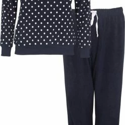 Tenderness Badstof Dames Pyjama Blauw TEPYD2124A - Maten: L 5 Tenderness Badstof Dames Pyjama Blauw TEPYD2124A - Maten: L -Pyjama-S-Dames Winkel 435x840 5