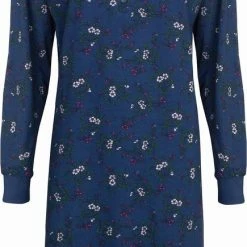 Tenderness Geheel Gebloemd Dames Nachthemd Blauw TENGD2106A - Maten: XL