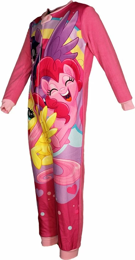 My Little Pony Kids Fleece Onesie Pyjama Lichtroze 2 My Little Pony Kids Fleece Onesie Pyjama Lichtroze - Afbeelding 2