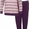 Tenderness Badstof Dames Pyjama Paars TEPYD2121A - Maten: M