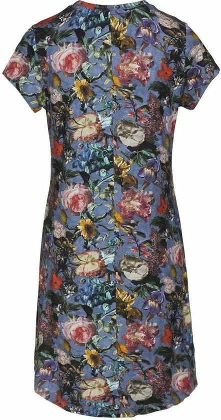 ESSENZA Isa Famke Nachthemd Korte Mouw Moonlight Blue - XS 4 ESSENZA Isa Famke Nachthemd Korte Mouw Moonlight Blue - XS - Afbeelding 4