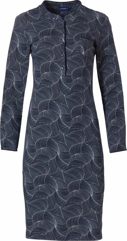 Pastunette - Winter Bloom - Nachthemd - Blauw - Maat 42 1 Pastunette - Winter Bloom - Nachthemd - Blauw - Maat 42