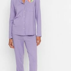 Trendyol Vrouwen Standaard Kraag Pyjama Set 11 Trendyol Vrouwen Standaard Kraag Pyjama Set -Pyjama-S-Dames Winkel 445x840 3