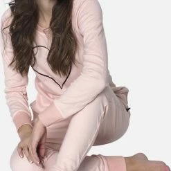 Happy Pyjamas Roze Dames Pyjama Van Happy Pyjama's - Comfortabele Roze Pyjama Met Een Moderne Pasvorm - Maat M (S T/m XL) -Pyjama-S-Dames Winkel 450x840 2