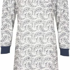Tenderness Dames Winter Nachthemd Blauw/Beige TENGD2120A - Maten: XL