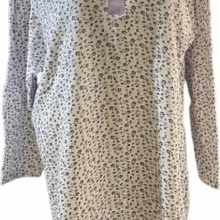 Merkloos Dames Flanel Pyjamaset Warm Gevoerd Met Extra Lange Top XXL Wit/paars 7 Merkloos Dames Flanel Pyjamaset Warm Gevoerd Met Extra Lange Top XXL Wit/paars -Pyjama-S-Dames Winkel 452x840 1