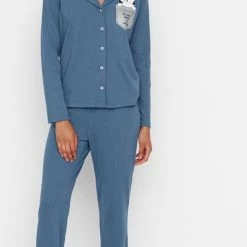 Trendyol Vrouwen Standaard Kraag Pyjama Set