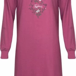Tenderness Dames Nachthemd Donker Roze TENGD2107A - Maten: L