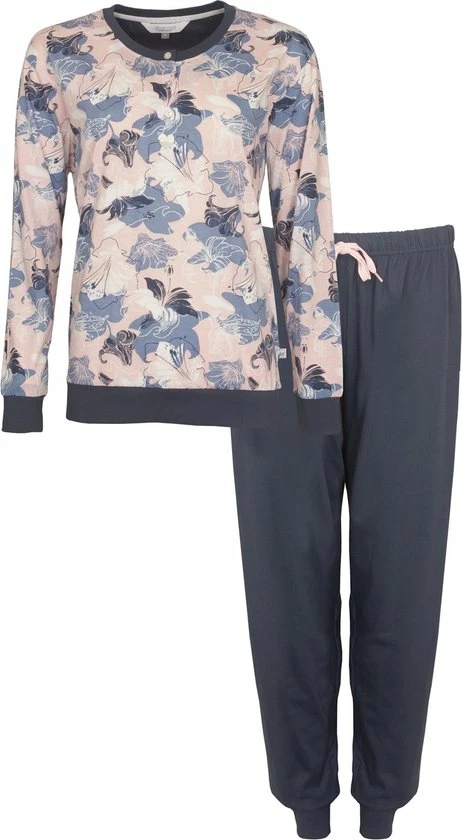 Tenderness Dames Pyjama Blauw TEPYD2101A - Maten: XXL 1 Tenderness Dames Pyjama Blauw TEPYD2101A - Maten: XXL
