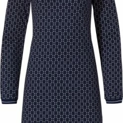 Pastunette - Blue Print - Nachthemd - Blauw - Maat 42