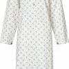 Lunatex Dames Nachthemd Flanel | MAAT XL | Koren | Ivoor