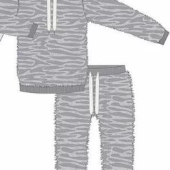 Apollo Huispak Dames | Zebra Print | Grijs | Maat L/XL | Huispak Dames Volwassenen Fleece | Joggingpak Dames -Pyjama-S-Dames Winkel 464x840 1