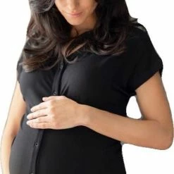 Het Bevallingsjurkje Bamboo Zwart Voor De Bevalling & Kraamtijd S/M 9 Het Bevallingsjurkje Bamboo Zwart Voor De Bevalling & Kraamtijd S/M -Pyjama-S-Dames Winkel 465x840 4