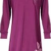 Tenderness Dames Nachthemd Paars Maten: XL