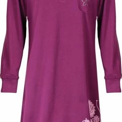 Tenderness Dames Nachthemd Paars Maten: M