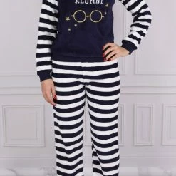 HARRY POTTER - Marineblauwe Fleece Pyjama / XL -Pyjama-S-Dames Winkel 499x840 2