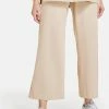 TAIFUN Dames Wijde 7/8-broek Van Jersey ECOVERO™ Clay-40