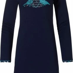 Pastunette - Blue Birds - Nachthemd - Blauw - Maat 48