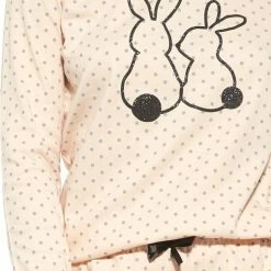 Cornette Katoenen Pyjama Dames Volwassenen Winter Matching Gezin Pyama Lange Mouw Lange Broek Rabbits 720/303 XXL -Pyjama-S-Dames Winkel 503x840 1