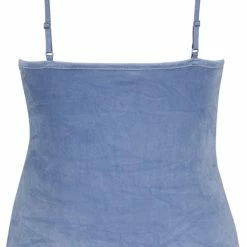 Hunkemöller Dames Nachtmode Cami Velours Lace - Blauw - Maat S -Pyjama-S-Dames Winkel 504x840 1