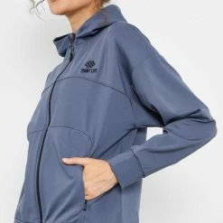 La Pèra Petrol Vrijetijdspak Huispak Met Rits Dames - Maat XL -Pyjama-S-Dames Winkel 504x840 2