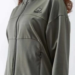 La Pèra Donker Groen Vrijetijdspak Huispak Met Rits Dames - Maat L -Pyjama-S-Dames Winkel 507x840 3