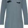 Hunkemöller Dames Nachtmode Nachthemd Ronde Hals - Grijs - Maat XS/S