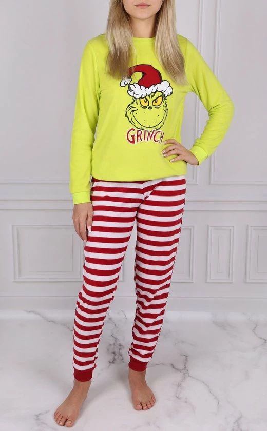Produkt De Grinch - Kerstpyjama Voor Volwassenen, Warm, Lange Mouwen, Unisex / M 3 Produkt De Grinch - Kerstpyjama Voor Volwassenen, Warm, Lange Mouwen, Unisex / M - Afbeelding 3