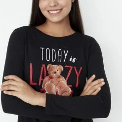 Trendyol Vrouwen Lange Mouw Ronde Hals Pyjamaset 14 Trendyol Vrouwen Lange Mouw Ronde Hals Pyjamaset -Pyjama-S-Dames Winkel 526x840