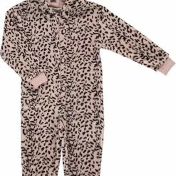 Kinder Onesie Leopard | Roze | Maat 92/104 | Onesie Jongens | Onesie Meisjes | Onesie | Onesie 92 104 | Onesie Pyama | Onesie Kinderen | Onesies | Apollo