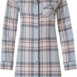 Rebelle Dames Nachthemd Flanel 11222-458-6 - Grijs - 42 -Pyjama-S-Dames Winkel 533x840 1