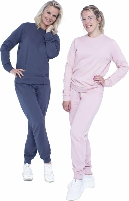 Merkloos Joggingpak Dames, Huispak Dames Pink - Maat M 1 Merkloos Joggingpak Dames, Huispak Dames Pink - Maat M