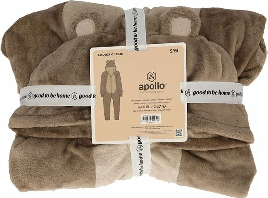 Apollo-sokken | Onesie Dames | Beren Onesie | Bruin | Maat L/XL | Onesie Volwassenen | Onesie Pyama 4 Apollo-sokken | Onesie Dames | Beren Onesie | Bruin | Maat L/XL | Onesie Volwassenen | Onesie Pyama - Afbeelding 4