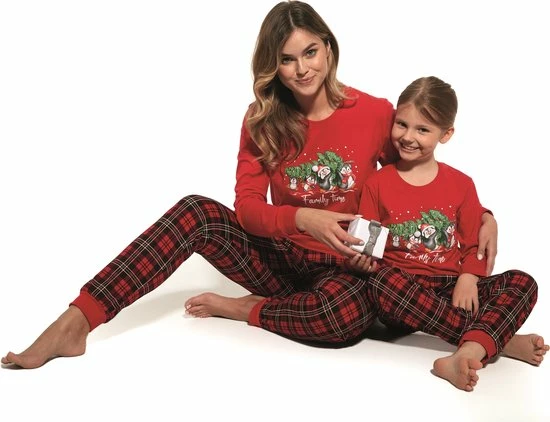 Cornette Katoenen Familie Pyjama Dames Volwassenen | Lange Mouw Lange Broek | Kerst Winter Matching Gezin Pyama | Family Time 671/306 XXL 9 Cornette Katoenen Familie Pyjama Dames Volwassenen | Lange Mouw Lange Broek | Kerst Winter Matching Gezin Pyama | Family Time 671/306 XXL - Afbeelding 9
