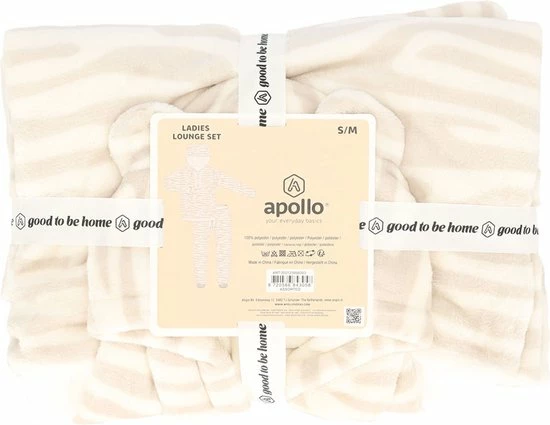 Apollo Huispak Dames | Zebra Print | Beige | Maat S/M | Huispak Dames Volwassenen Fleece | Joggingpak Dames 4 Apollo Huispak Dames | Zebra Print | Beige | Maat S/M | Huispak Dames Volwassenen Fleece | Joggingpak Dames - Afbeelding 4