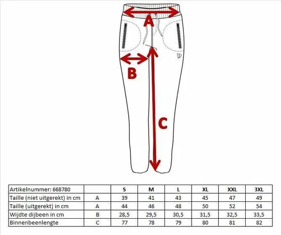 Donnay - Joggingbroek Rechte Pijp - Dames - L - Zwart 4 Donnay - Joggingbroek Rechte Pijp - Dames - L - Zwart - Afbeelding 4