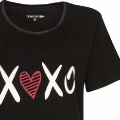 Temptation Dames Bigshirt Zwart TPNGD1127A - Maten: XXL 5 Temptation Dames Bigshirt Zwart TPNGD1127A - Maten: XXL -Pyjama-S-Dames Winkel 550x486
