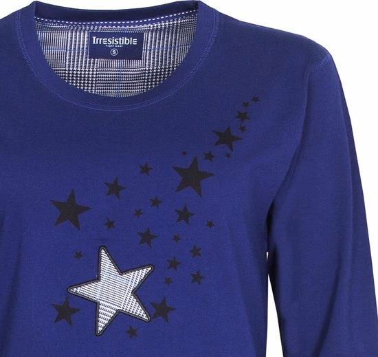 Irresistible Dames Nachthemd Blauw IRNGD2002A - Maten: XL 4 Irresistible Dames Nachthemd Blauw IRNGD2002A - Maten: XL - Afbeelding 4