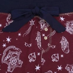 Marineblauwe-bordeauxrode Pyjama Voor Dames + Slaapmasker Harry Potter MAAT S -Pyjama-S-Dames Winkel 550x544