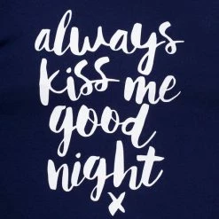 Amantes Dames Nachthemd Katoen Navy Blauw - Korte Mouw Ronde Hals - Maat XL -Pyjama-S-Dames Winkel 550x550 130