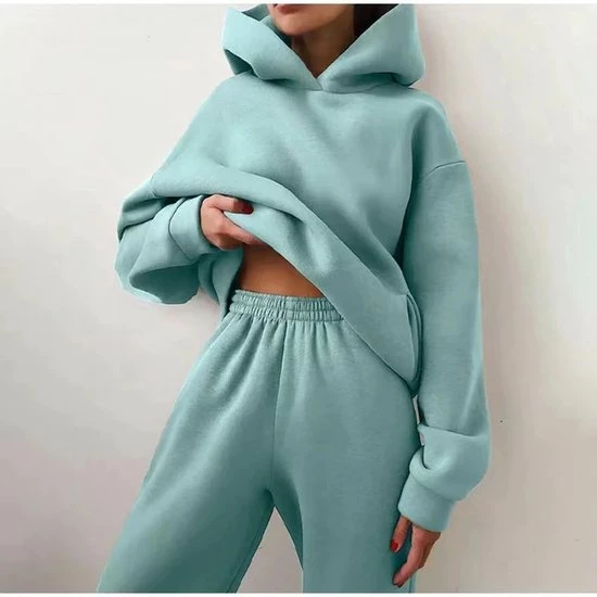 Merkloos Comfortabel Zacht Huispak Tweedelige Set Vrouwen Trainingspak Oversized Pak Broekpakken Vrouwelijke Sweatshirt Effen Sport Hoodie Sportkleding Dames Mode Joggingpak 2022 Kleur Wit Maat S 8 Merkloos Comfortabel Zacht Huispak Tweedelige Set Vrouwen Trainingspak Oversized Pak Broekpakken Vrouwelijke Sweatshirt Effen Sport Hoodie Sportkleding Dames Mode Joggingpak 2022 Kleur Wit Maat S - Afbeelding 8